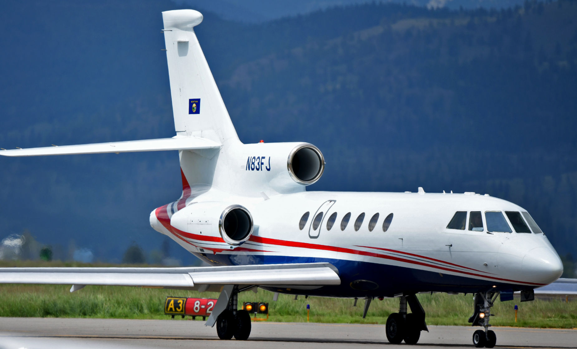 Jet carrying Palmer